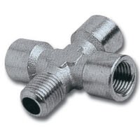 4-WAY CONNECTOR 1/4'3F/1M PACKAGED