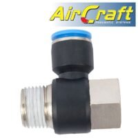 PU HOSE FITTING TEE 12MM X 1/2'F X 1/2'M