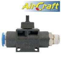 PU HOSE FITTING VALVE 10MM X 1/4'M