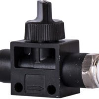 PU HOSE FITTING VALVE 1/8'M X 1/4'M