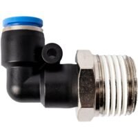 ELBOW 8MM-1/2 M PU HOSE FITTING