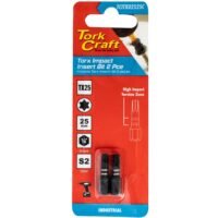 TORX TX 25 IMPACT BIT 25MM 2PC CARDED