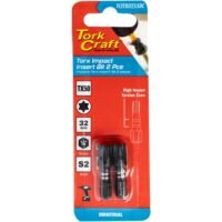 TORX TX 50 IMPACT BIT 25MM 2PC CARDED