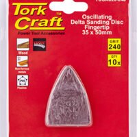 OSCILATING SANDPAPER A/O 35X50MM 10PC  FINGERTIP 240GRIT