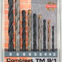 HSS/MASONRY DRILL BIT KOMBI SET 3-8MM