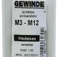 TAP WRENCH M3-12 IN POUCH