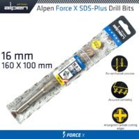 FORCE X 16.0 x160/100  SDS-PLUS DRILL BIT X4 CUTTING EDGES