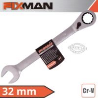 FIXMAN REVERSIBLE COMBINATION RATCHETING WRENCH 32MM