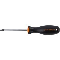 FIXMAN S/DRIVER TORX  T15  6X100MM CRV WITH ERGONOMIC HANDLE